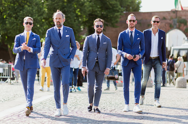 EXCLUSIVE Streetstyle photos during Pitti Uomo 88 Featuring: Member of Public Where: Florence, Italy When: 16 Jun 2015 Credit: The Styleograph/WENN.com